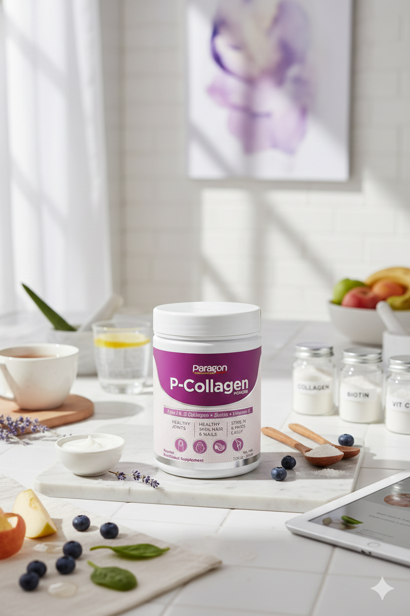 P-Collagen powder nutritional supplement