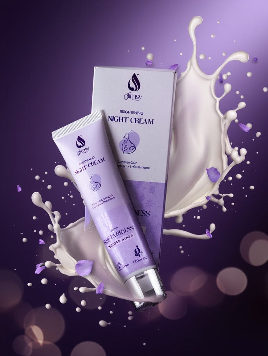 Glimsy Brightening Night Cream (Xanthan gum )