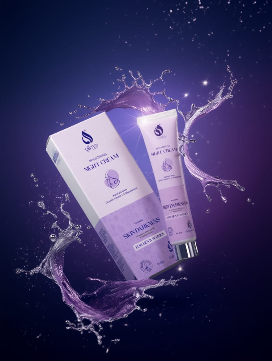 Glimsy Brightening Night Cream (Xanthan gum )