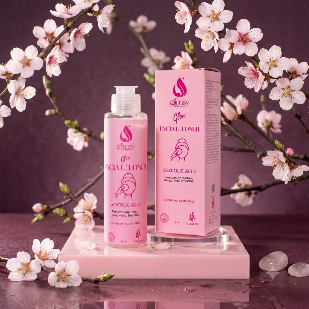 Glow facial toner ( 5% glycolic acid toner)